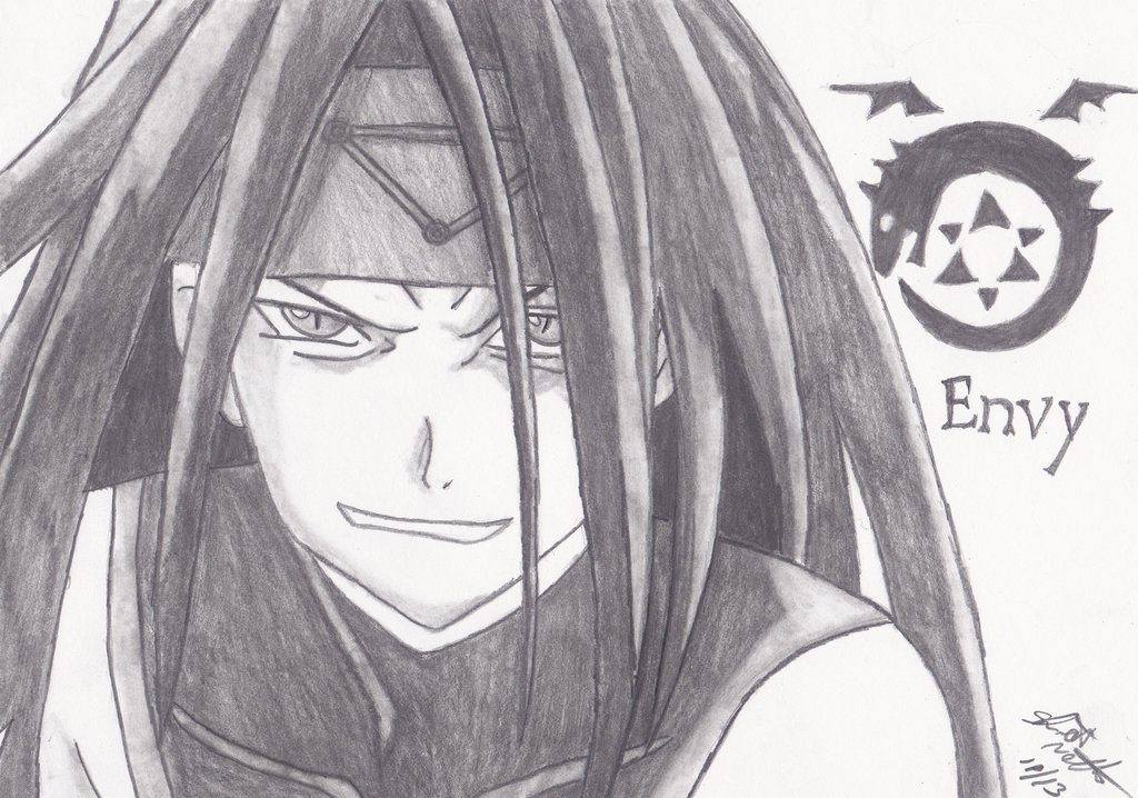 1024x718 Envy Pencil Sketch Commission Finished By Shelandrystudio On - Envy Sketch