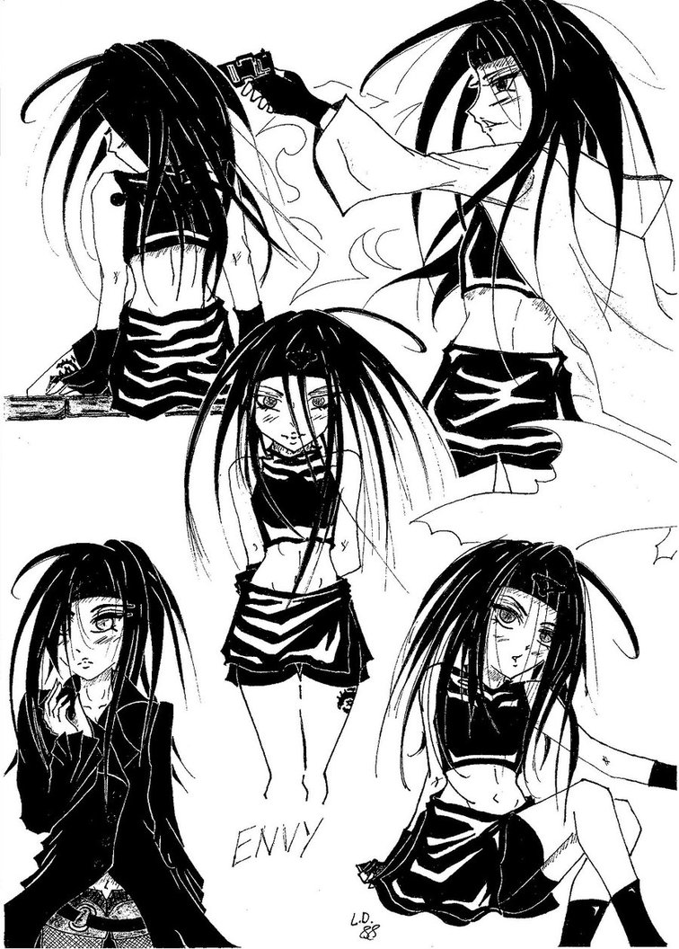 756x1056 Envy Sketch By Ladydrago88 - Envy Sketch