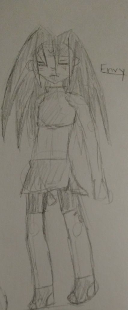 426x1024 Fullmetal Alchemist Amino - Envy Sketch