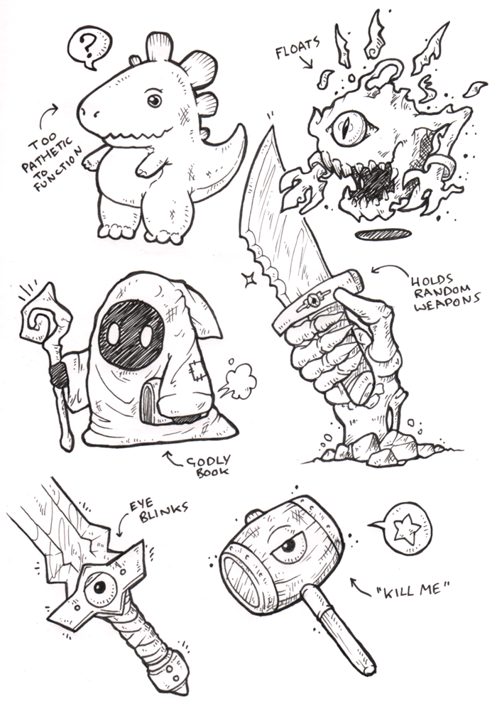 700x994 Spooky Epic Battle Fantasy 5 Sketches! - Epic Sketches