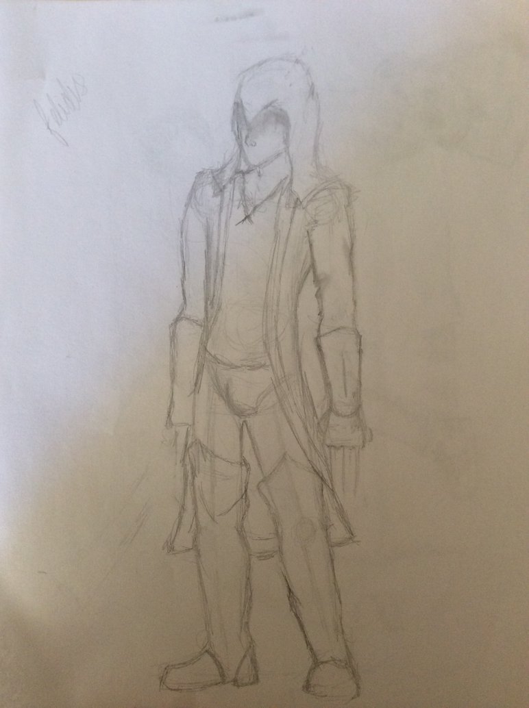 772x1034 Unfinished Assassin Drawing, Felidis By Epic Sketches - Epic Sketches