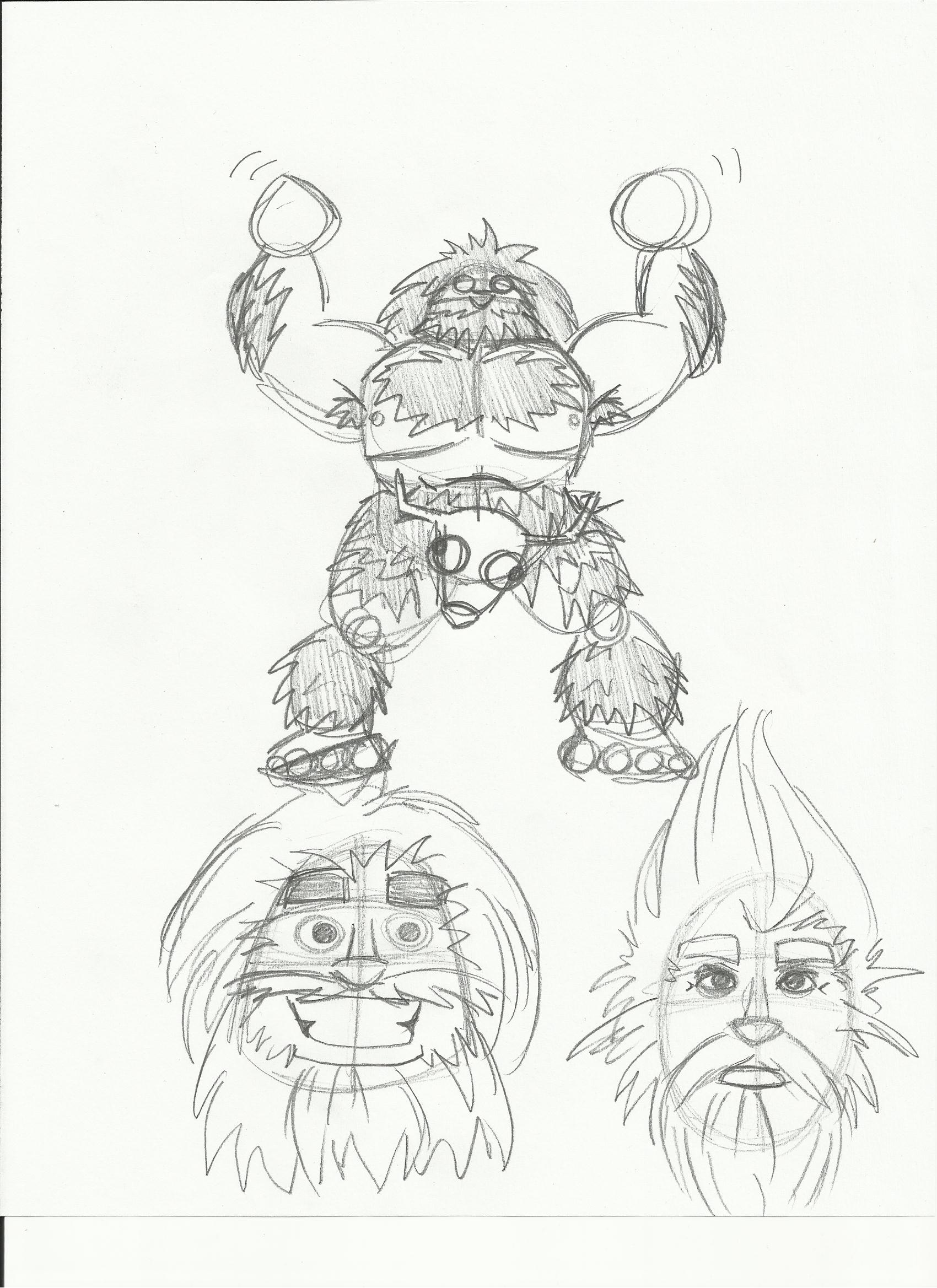 1700x2337 Character Sketches For My Epic Of Gilgamesh Look - Epic Sketches