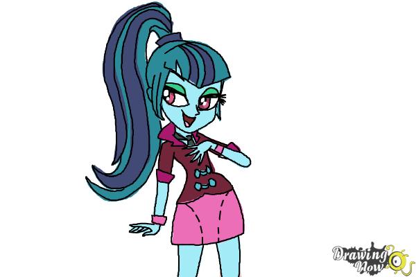 600x400 How To Draw Sonata Dusk From My Little Pony Equestria Girls - Equestria Girls Sketch