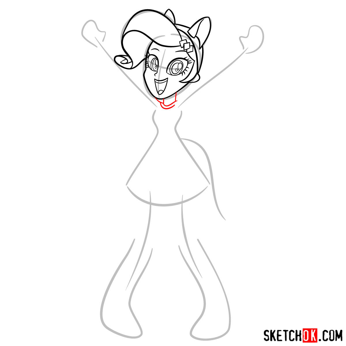 1200x1200 How To Draw Rarity From Equestria Girls - Equestria Girls Sketch