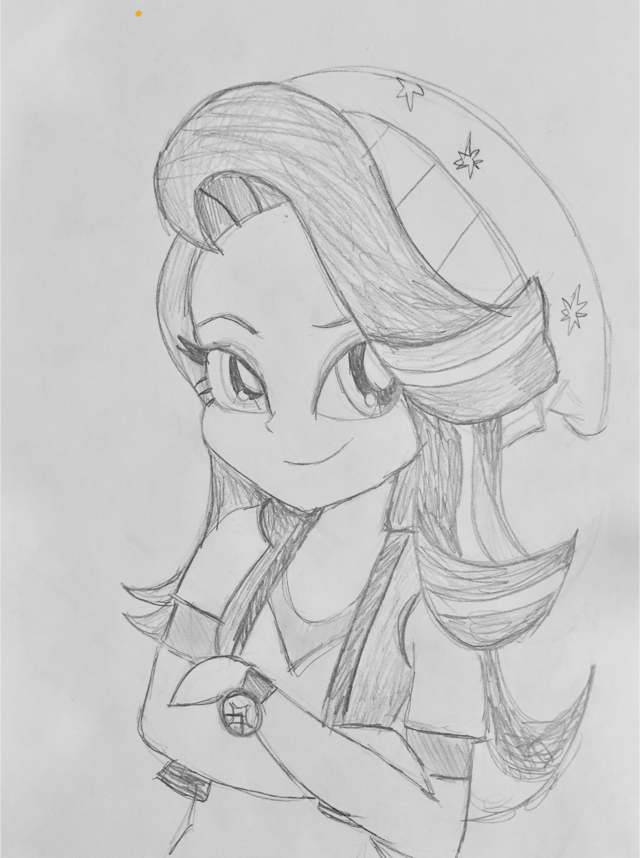 640x858 1414624 - Equestria Girls Sketch