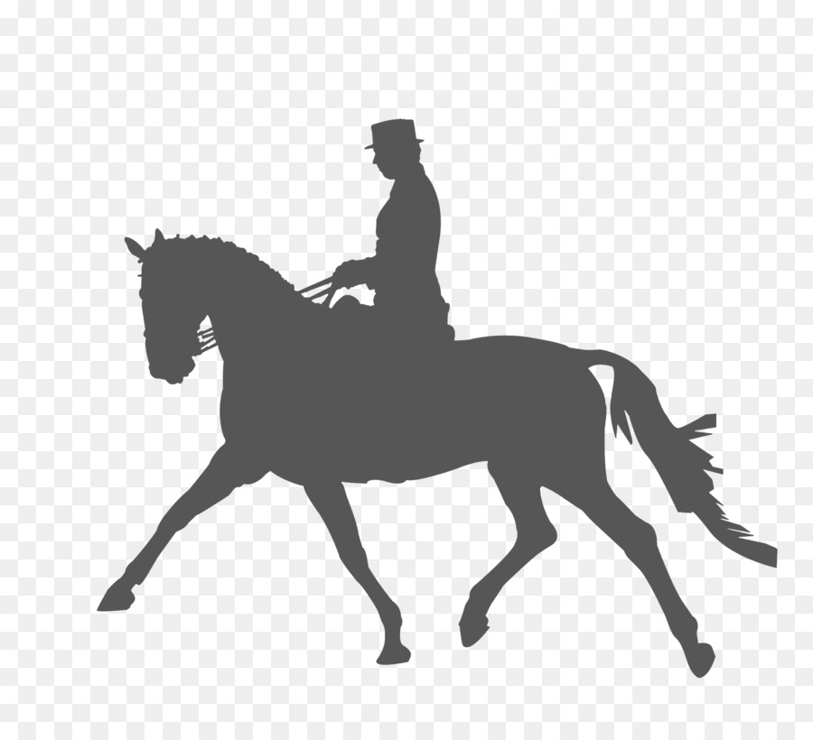 900x820 Horse Equestrianism Dressage Silhouette Clip Art - Equestrian Sketches