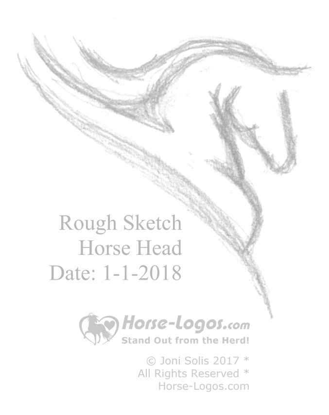 677x855 Horse Head Sketch Design Art Of Horses - Equestrian Sketches
