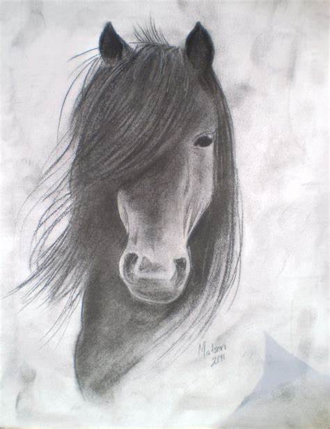 474x616 Horse Sketches And Drawings. Textured Horse Sketch - Equine Sketches