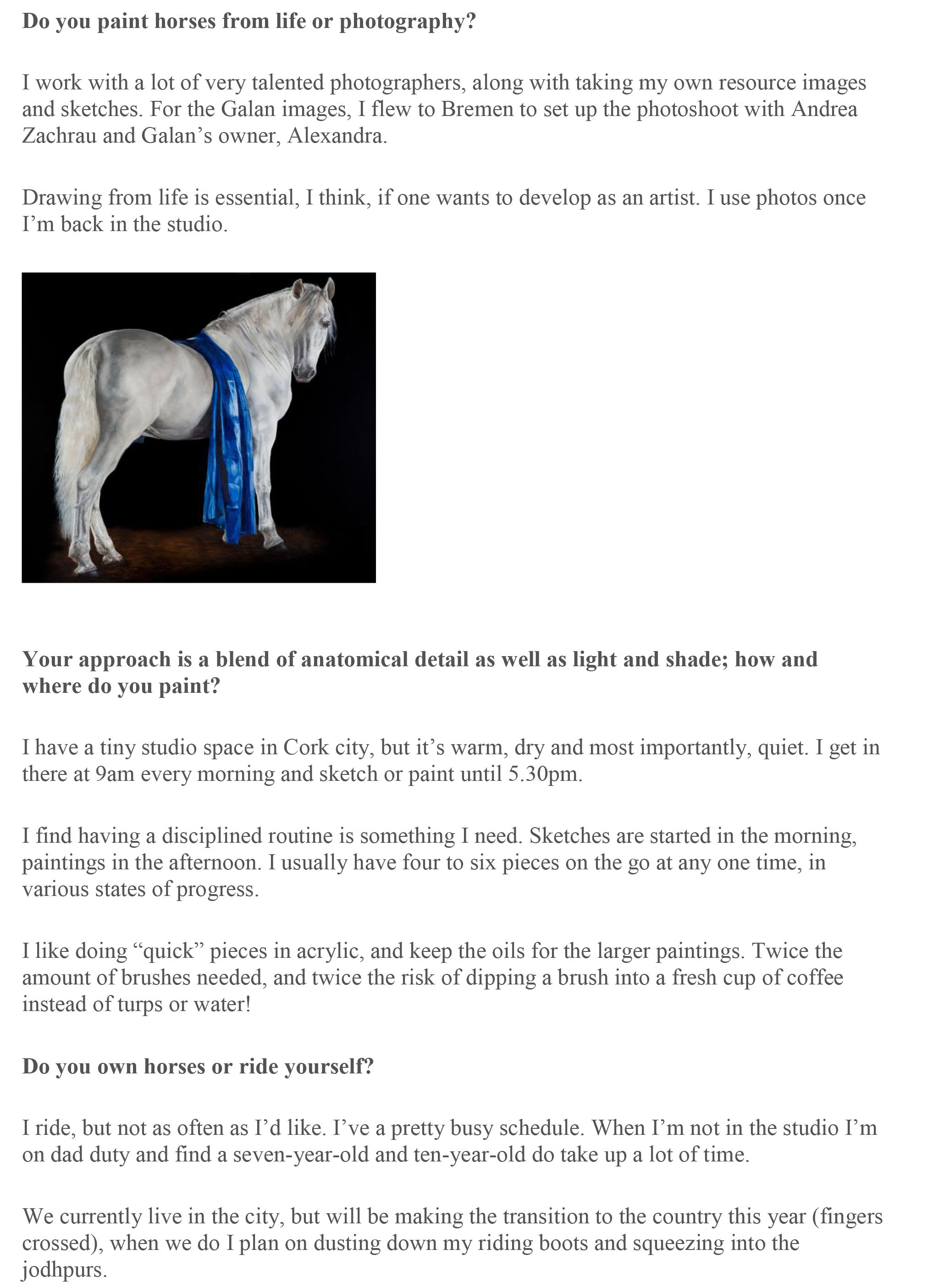 2046x2809 Irish Art, The Doorway Gallery, Irish Art Gallery, Irish Artists - Equine Sketches