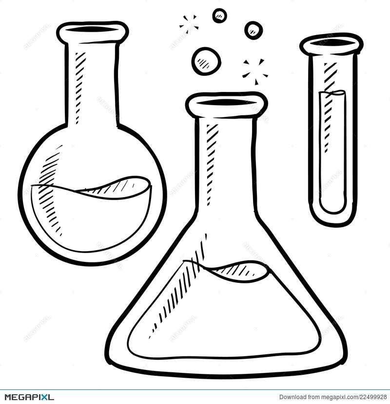 800x830 Lab Equipment Sketch Illustration 22499928 - Equipment Sketch