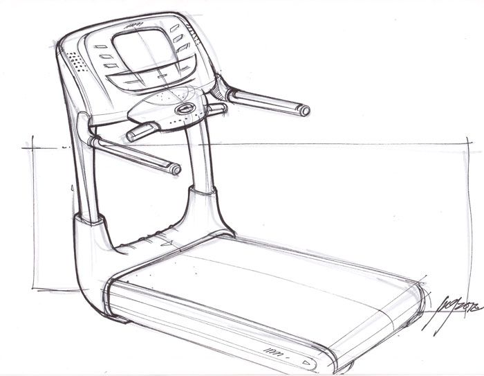 700x543 Gym Equipment - Equipment Sketch