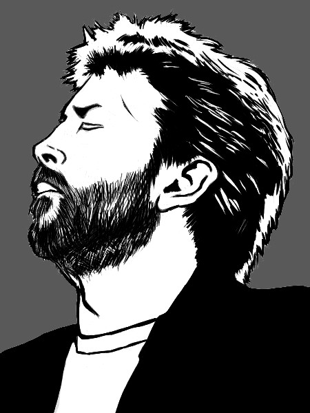 450x600 Eric Clapton By Liko - Eric Clapton Sketch