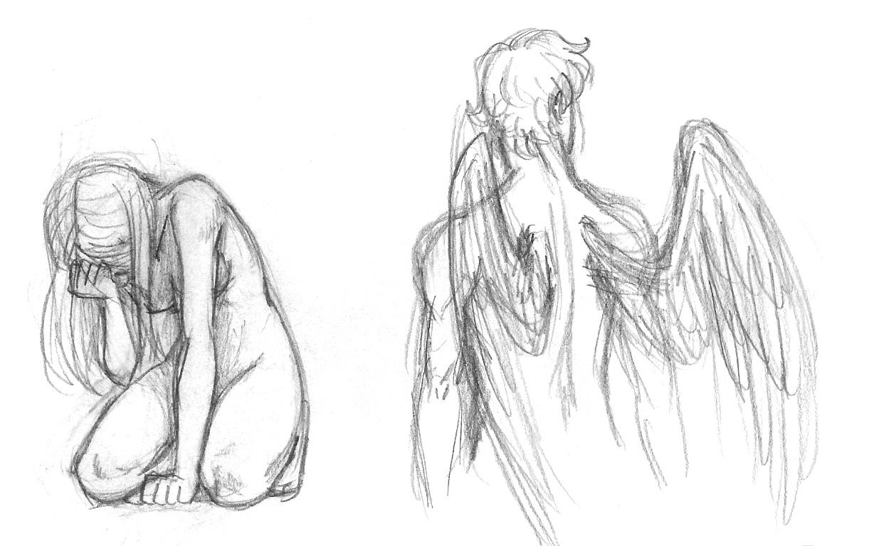 1228x768 Sketches Eros And Psyche By Nanashi Sketches - Eros Sketch