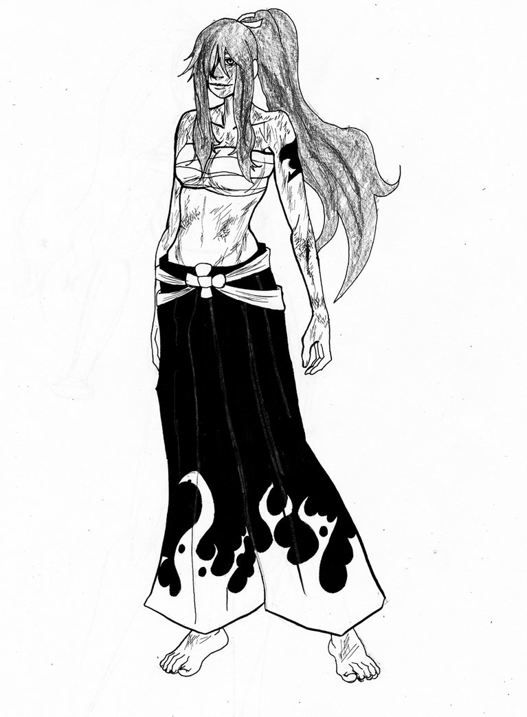 767x1042 Erza Sketch By Phoenixroy - Erza Sketch