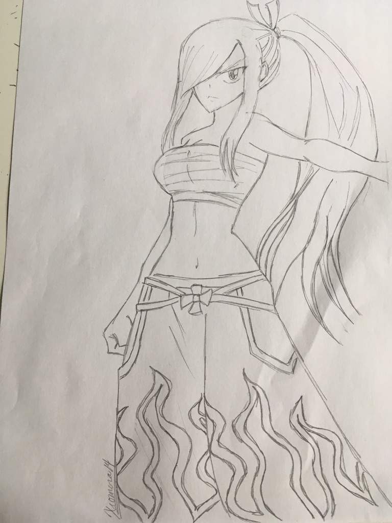 768x1024 Erza Sketch Anime Amino - Erza Sketch