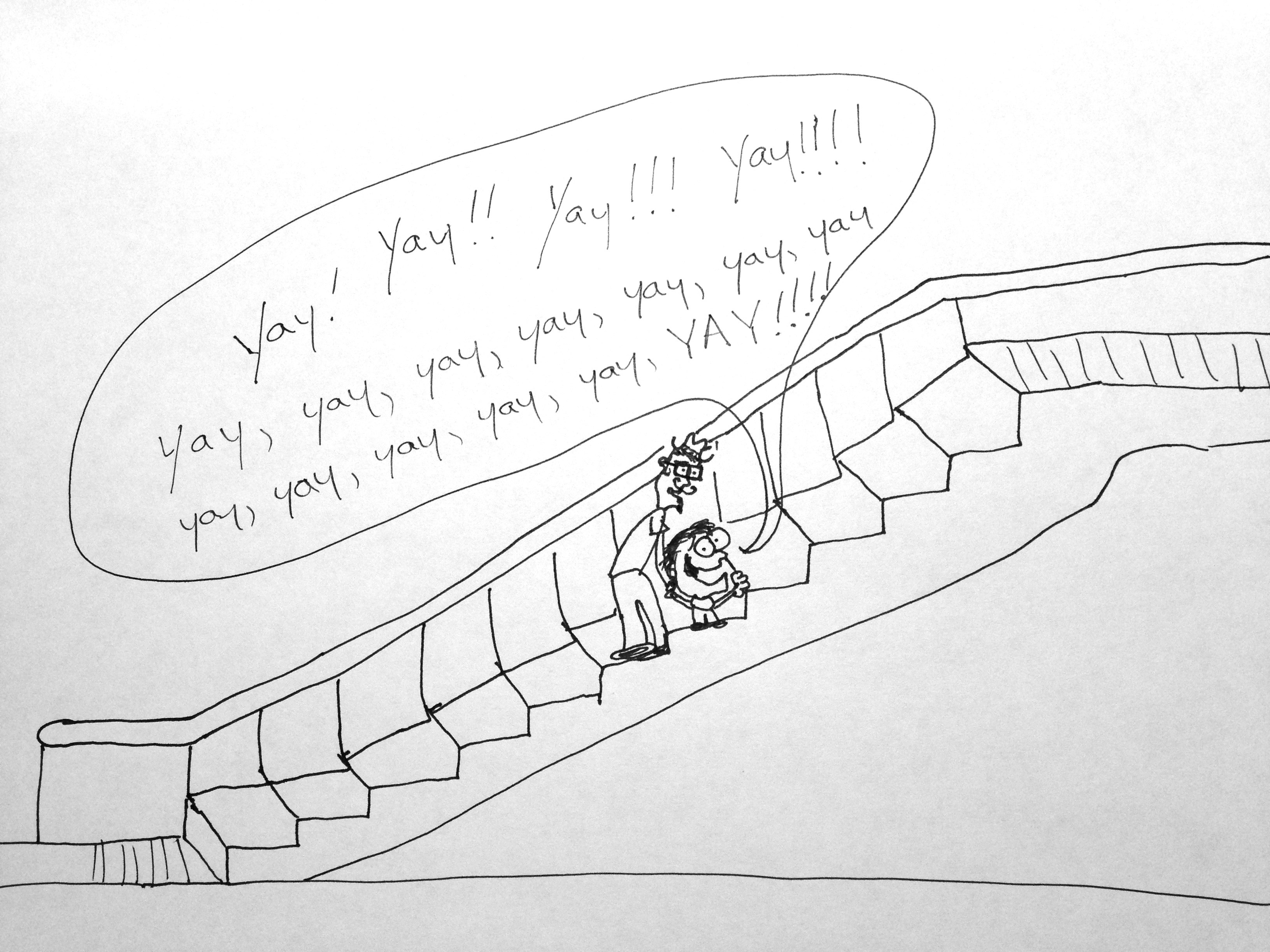 3264x2448 Makeshift Entertainment - Escalator Sketch