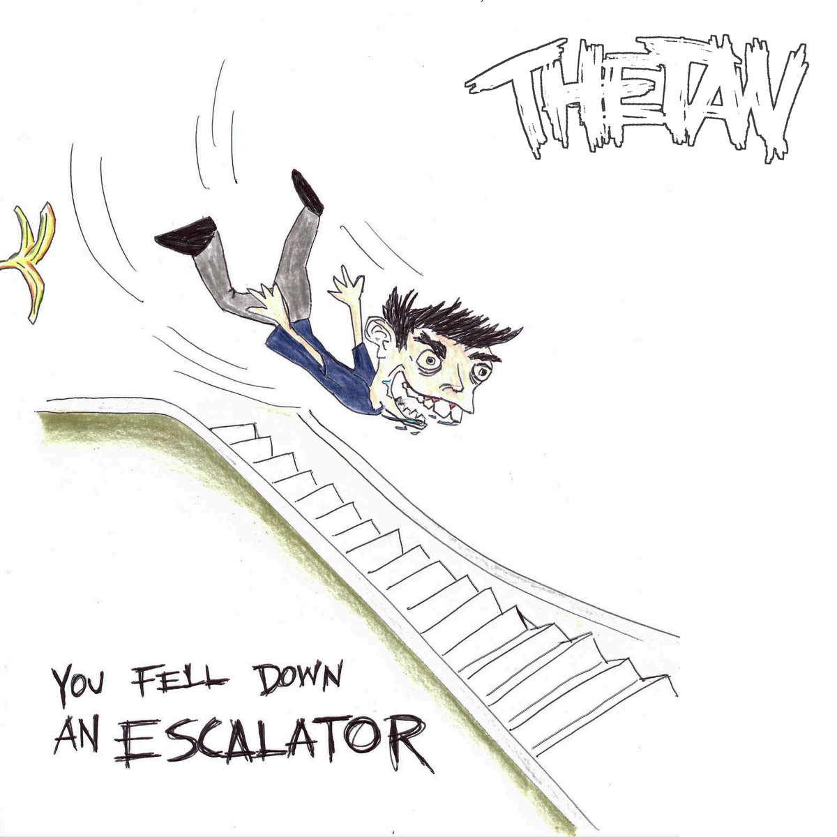 1200x1200 You Fell Down An Escalator Thetan - Escalator Sketch