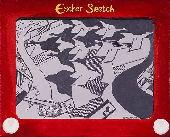 570x460 Escher Sketch From Pun Intended! Too Good!! Playing On Words - Escher Sketch