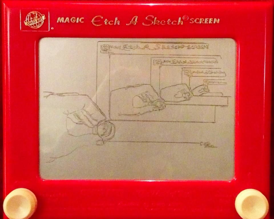 960x766 How To Set A Permanent Etch A Sketch (Like Pros) 7 Steps (With - Escher Sketch