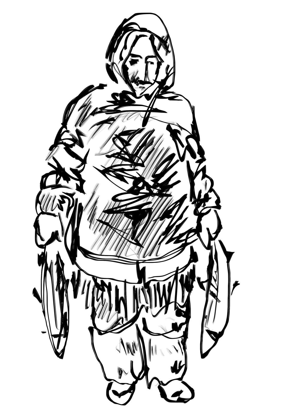 1131x1600 Artstation - Eskimo Sketch