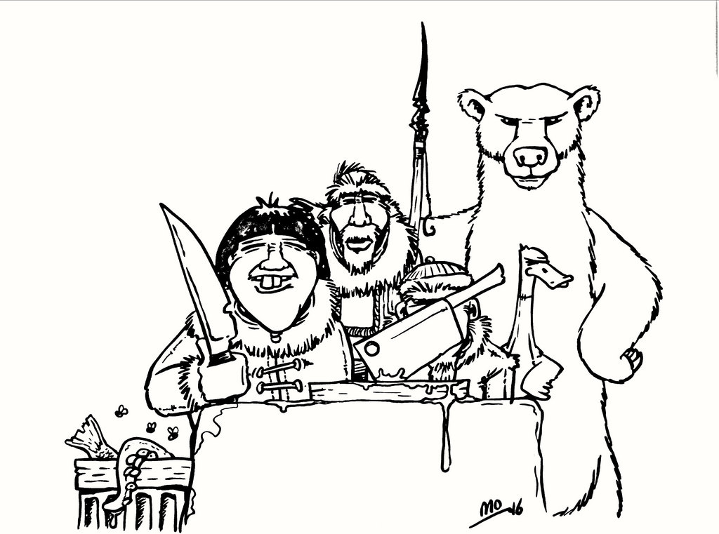 1024x761 Dinner - Eskimo Sketch