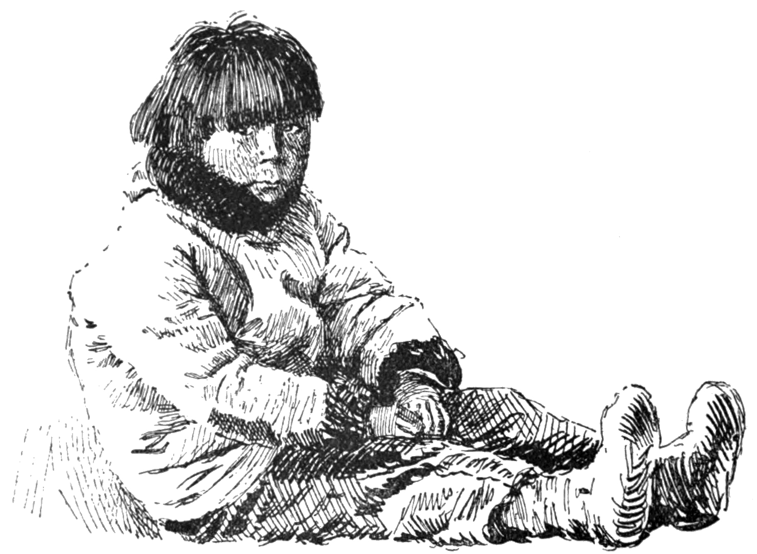 1482x1086 Fileeskimo Boy From Godthaab.jpg - Eskimo Sketch