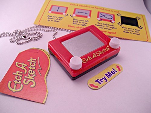 500x375 Red Mini Etch A Sketch Necklace With 16 Inch Ballchain - Etch A Sketch Amazon