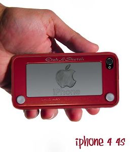 257x300 Etch A Sketch Iphone 4 4s Case Inspired Toy App Cover Mimi Pen - Etch A Sketch App