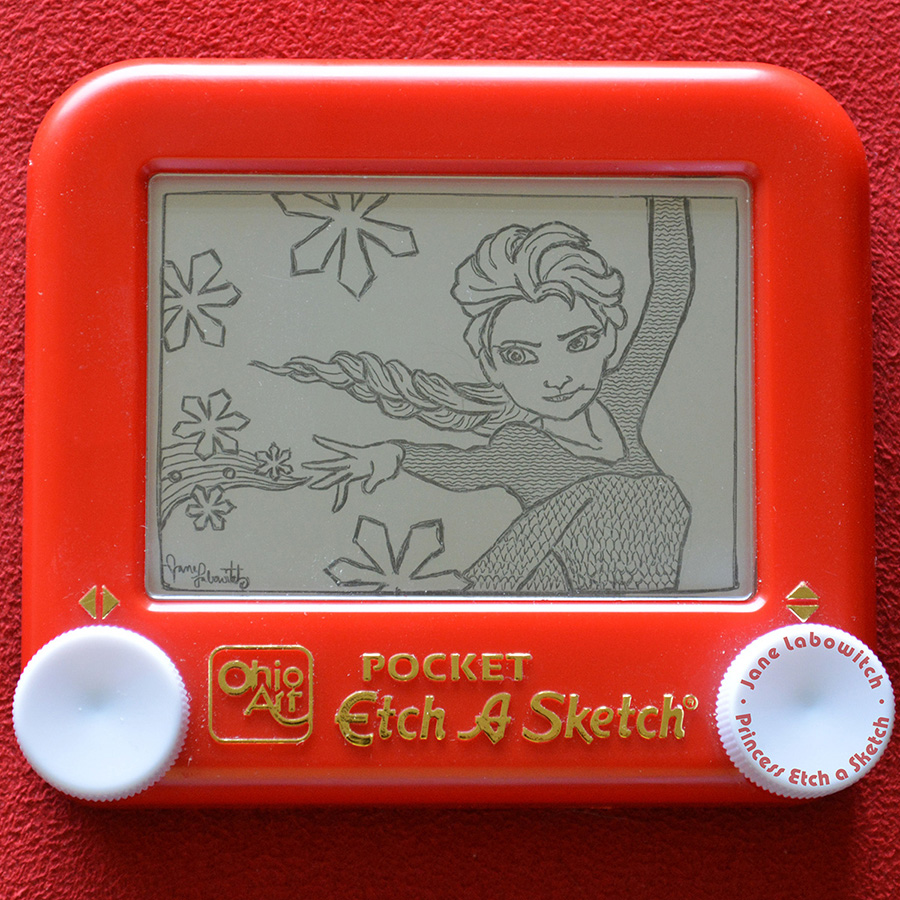 900x900 Princess Etch Etch A Sketch Art - Etch A Sketch Art