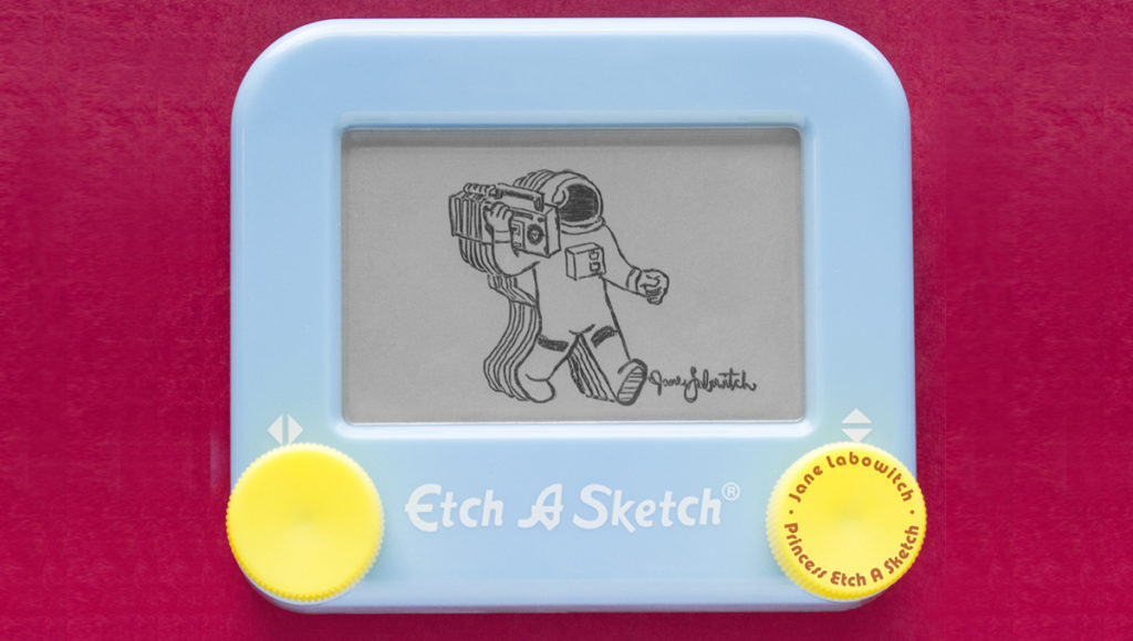 etch a sketch face