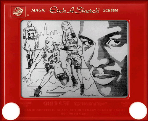 500x409 Etch A Sketch Art - Etch A Sketch Artist