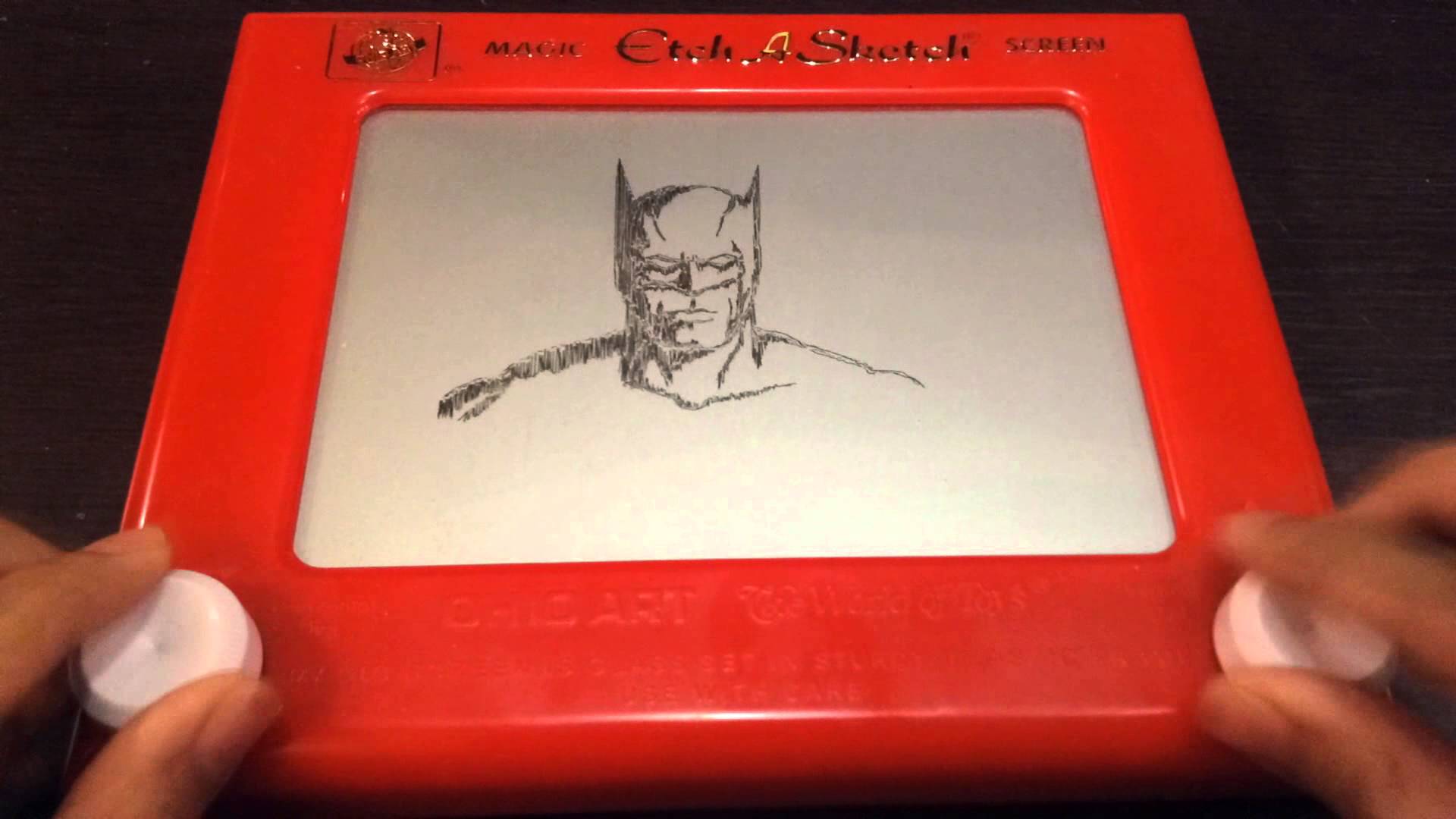 1920x1080 Batman Portrait Etch A Sketch - Etch E Sketch