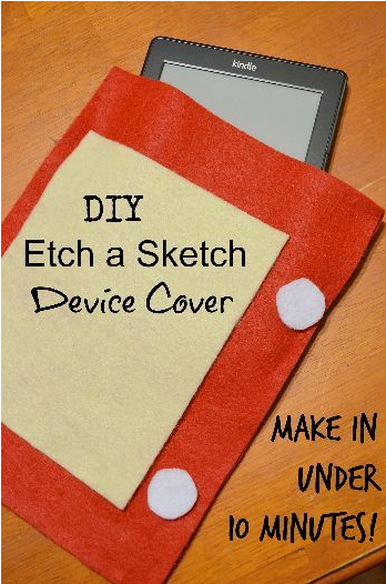 348x526 No Sew Etch A Sketch Kindle E Reader Device Cover - Etch E Sketch