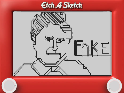 527x394 Everyone Is Creating Etch A Sketch Art With Romney - Etch N Sketch
