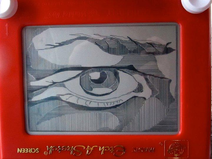 720x540 Creating Art, On An Etch A Sketch Wunc - Etch O Sketch