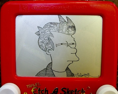 400x319 Etch A Sketch Art - Etcha Sketch Drawings