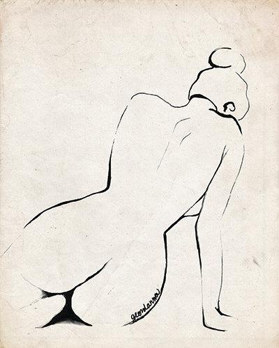 400x500 8x10 Original Sketch Book Figure 2 Fine Art By Glamlambpapergoods - Etsy Sketch