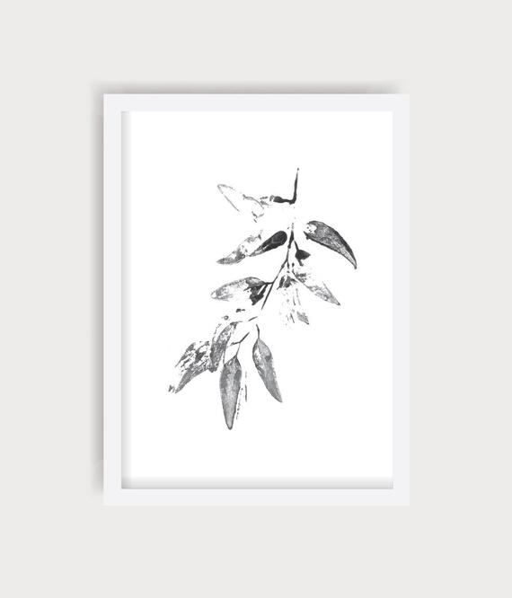 570x666 Gum Leaves Print Eucalyptus Leaves Printable Native Flora Etsy - Eucalyptus Leaf Sketch