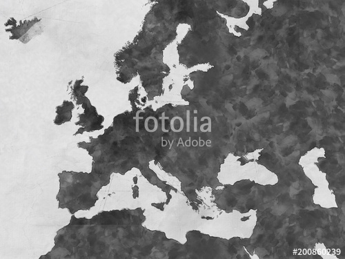 500x375 Europe Map Sketch Stock Photo And Royalty Free Images On Fotolia - Europe Map Sketch