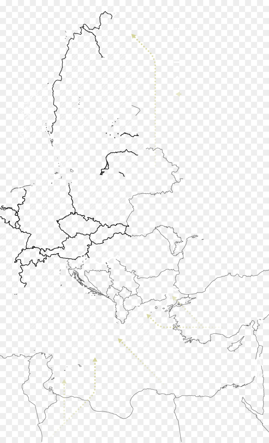 900x1480 Europe Drawing White Sketch - Europe Map Sketch