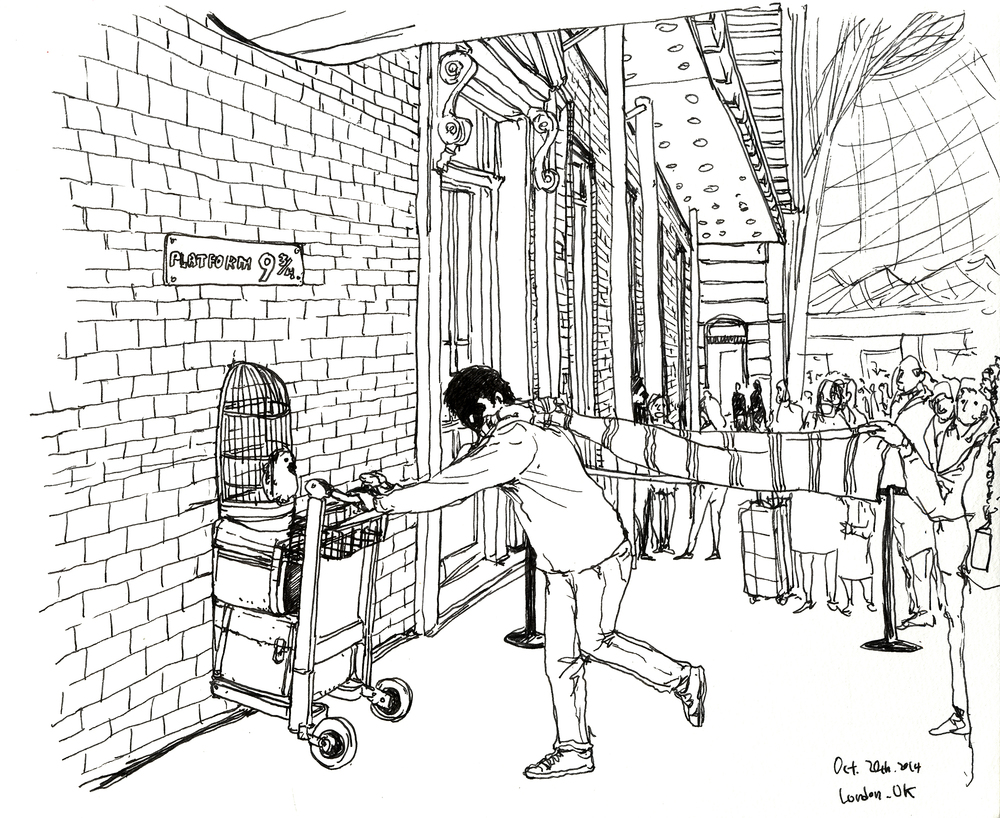 1000x818 Location Drawing Moonsub Shin Illustration - Europe Sketch