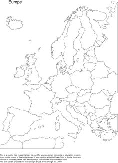 236x326 Eastern Europe Printable Blank Map, Royalty Free, Country Borders - Europe Sketch Map