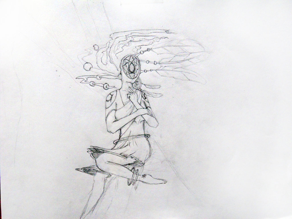 1024x768 Eve Sketch By Karlopas - Eve Sketch