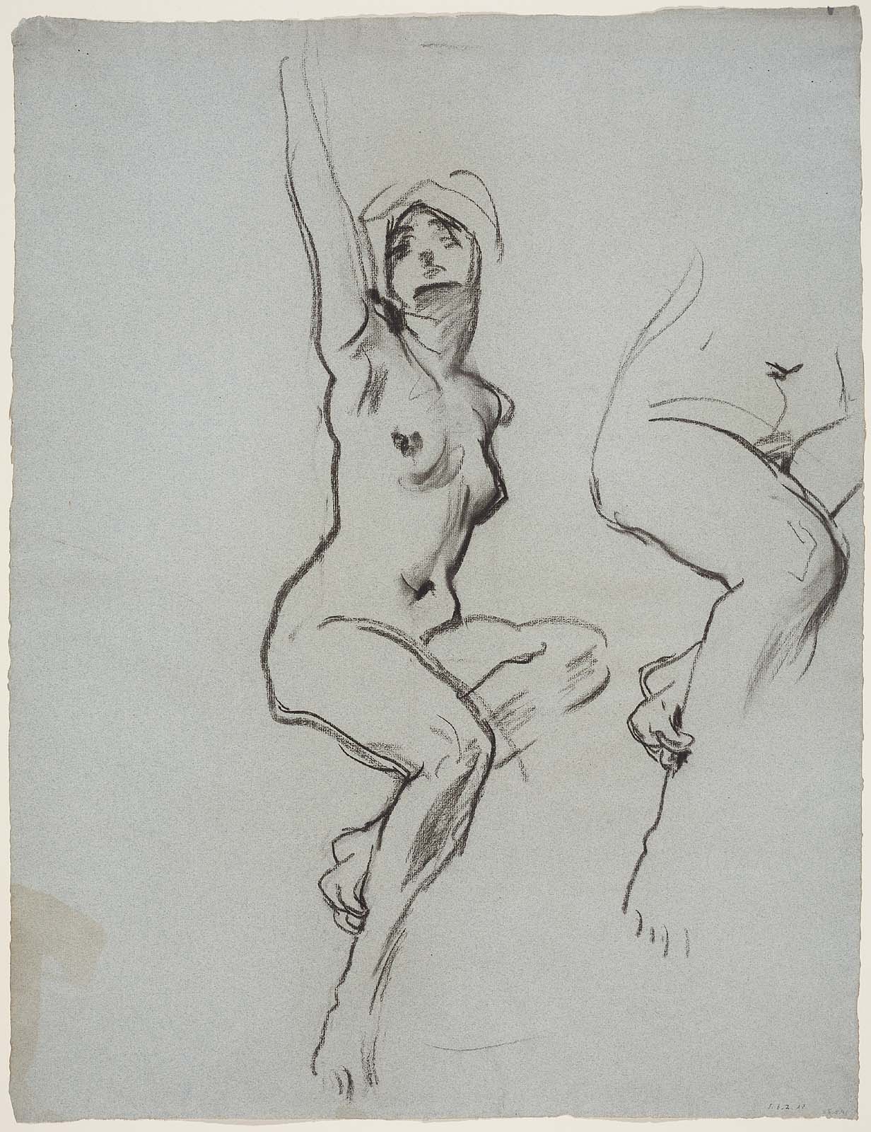 1232x1600 Sketch For The Joyful Mysteries - Eve Sketch