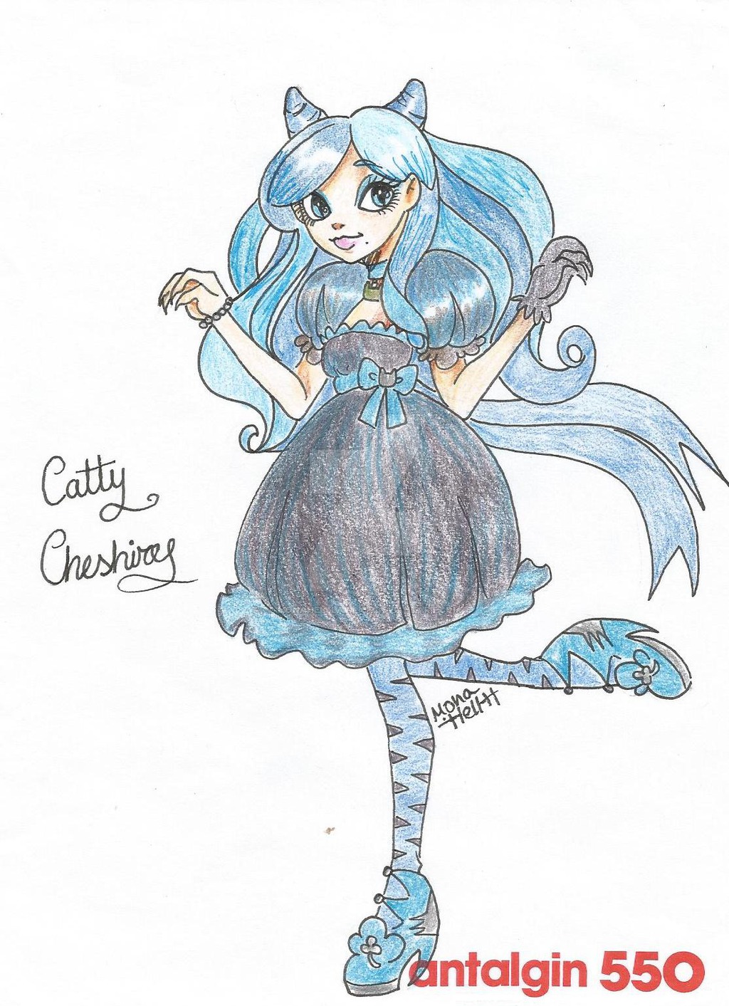 1024x1413 Ever After High Oc Catty Cheshires By Missmonahell - Ever After High Sketches