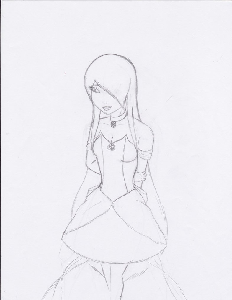 786x1017 Ever After High Oc Sketch Midnight Swan By Vampiredoll172 On - Ever After High Sketches