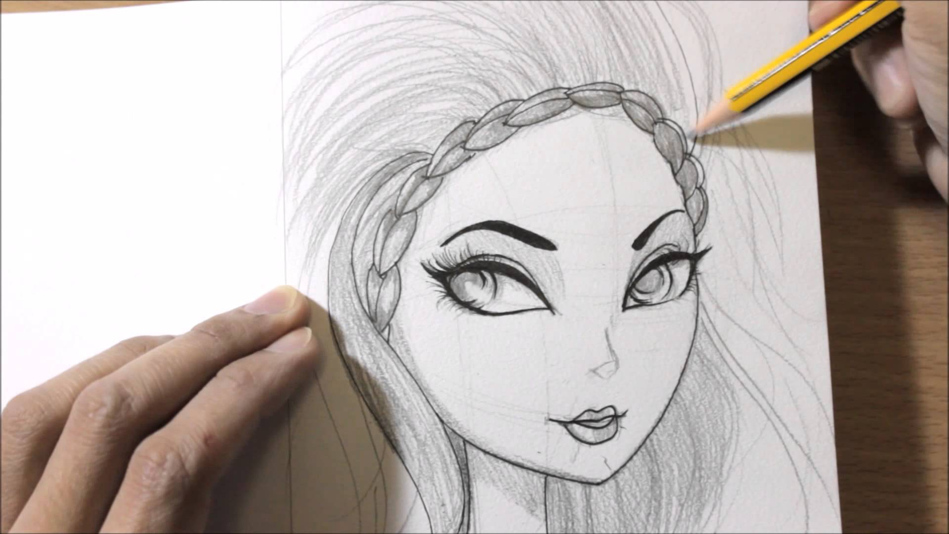 1920x1080 I Sketch Cedar Wood Ever After High Speed Drawing - Ever After High Sketches