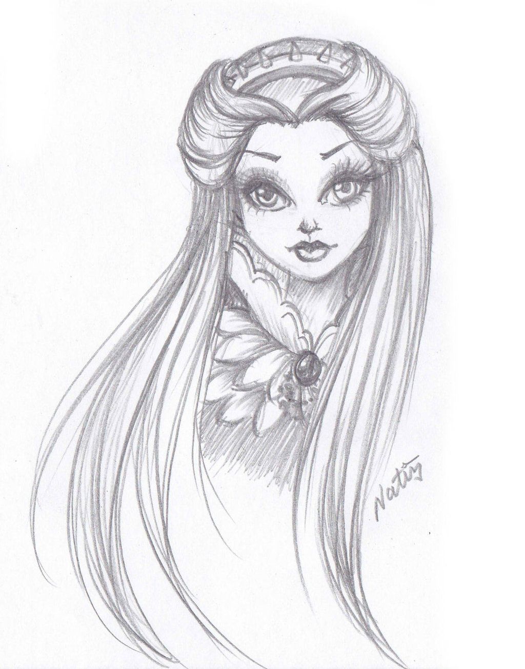 1024x1305 Ever After High Raven Queen - Ever After High Sketches