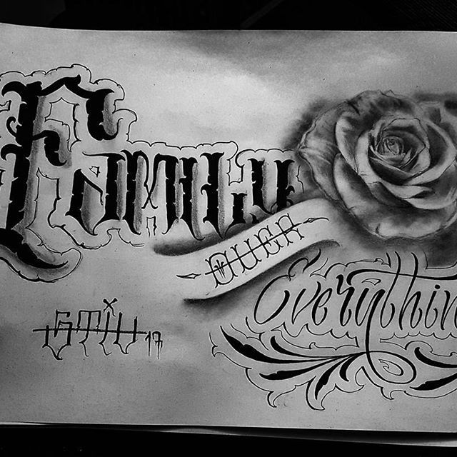 640x640 Family Over Everything Sketch - Everything Sketch