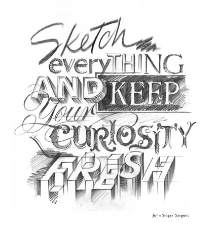 420x450 Sketch Everything And Keep Your Curiosity Fresh. - Everything Sketch